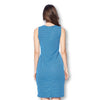 Front Pleated Knee Length Maternity Dress for Work Career Office