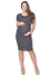 Maternity Bodycon Casual Short Sleeve Dress with Ruched Sides