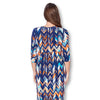 3/4 Sleeve Wrapped Ruched Maternity Dress