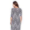 3/4 Sleeve Wrapped Ruched Maternity Dress