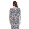 3/4 Sleeve Wrapped Ruched Maternity Dress