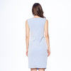 Front Pleated Knee Length Maternity Dress for Work Career Office