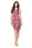 Front Pleated Knee Length Maternity Dress for Work Career Office