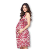 Front Pleated Knee Length Maternity Dress for Work Career Office