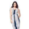 Front Pleated Knee Length Maternity Dress for Work Career Office