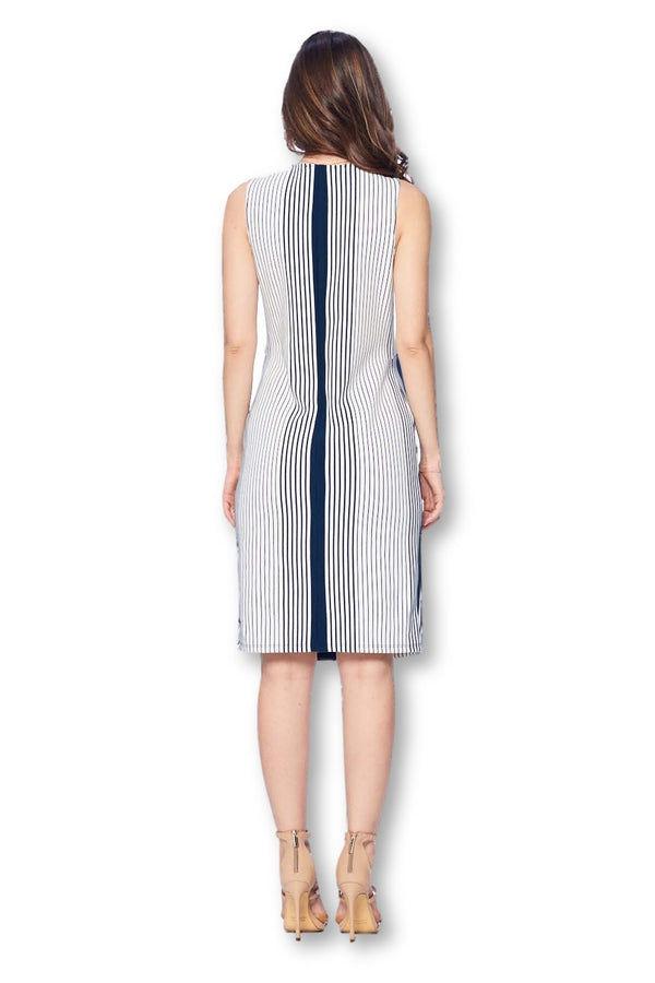 Front Pleated Knee Length Maternity Dress for Work Career Office