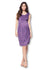 Front Pleated Knee Length Maternity Dress for Work Career Office
