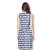 Front Pleated Knee Length Maternity Dress for Work Career Office